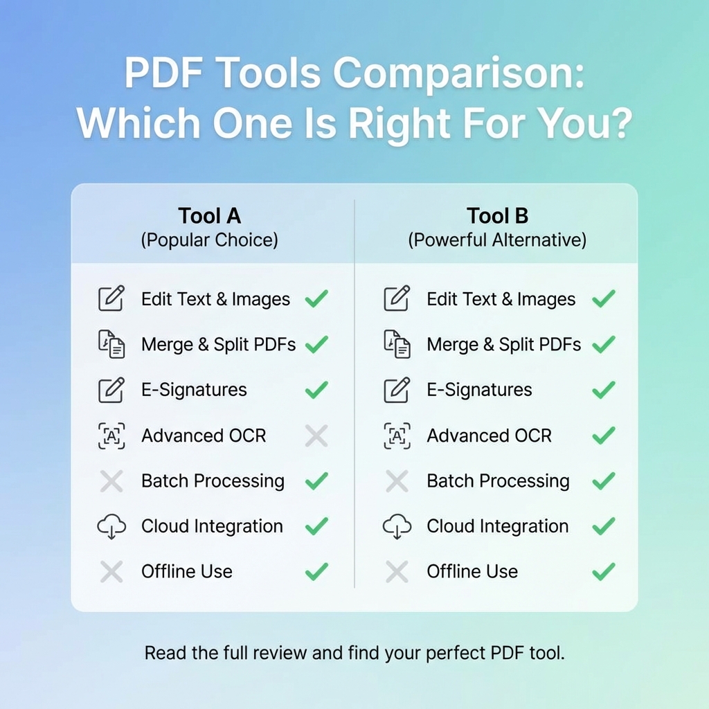 DocMint vs Other PDF Tools